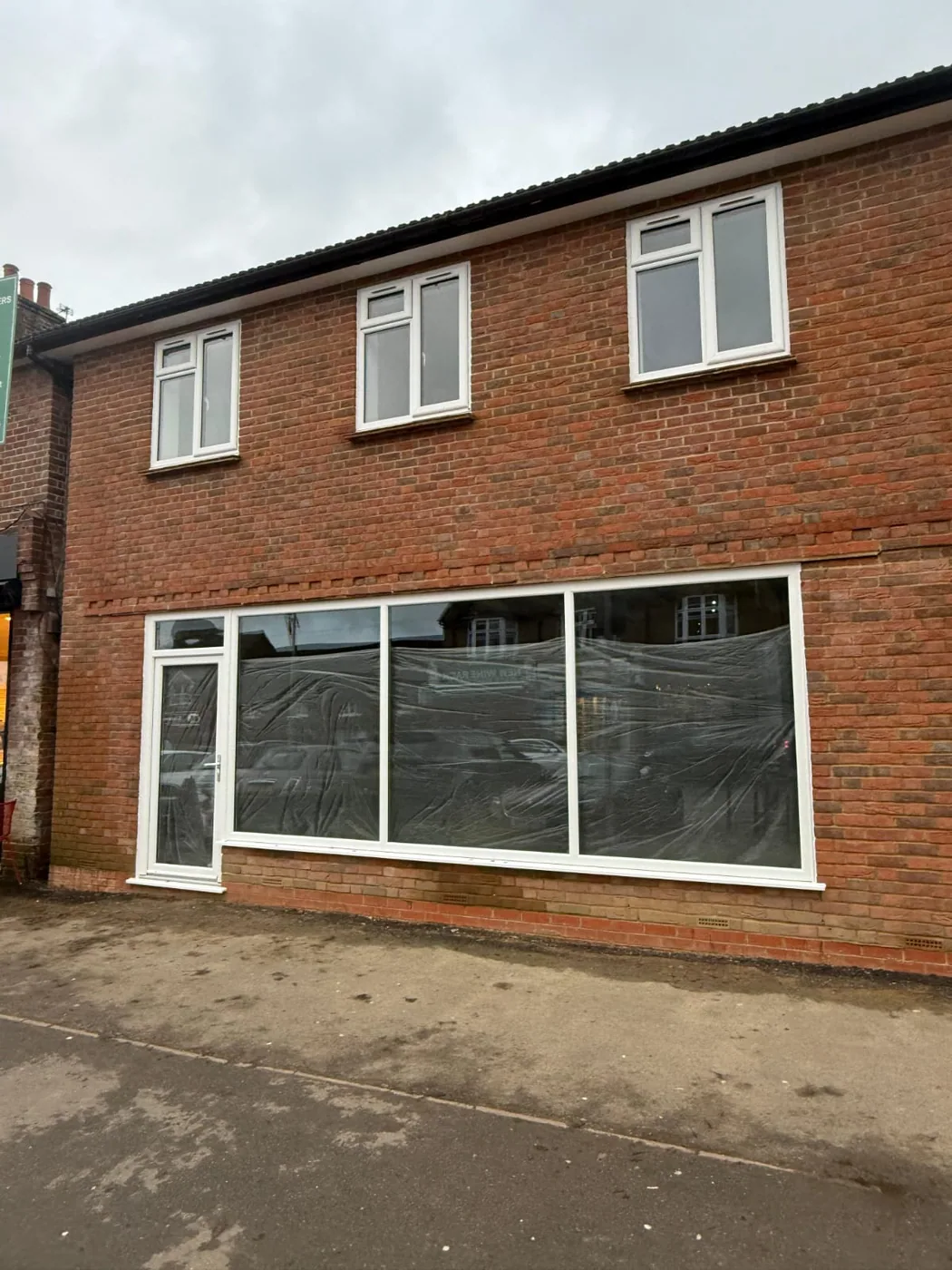 Completed commercial shopfront installation by SK Shopfronts