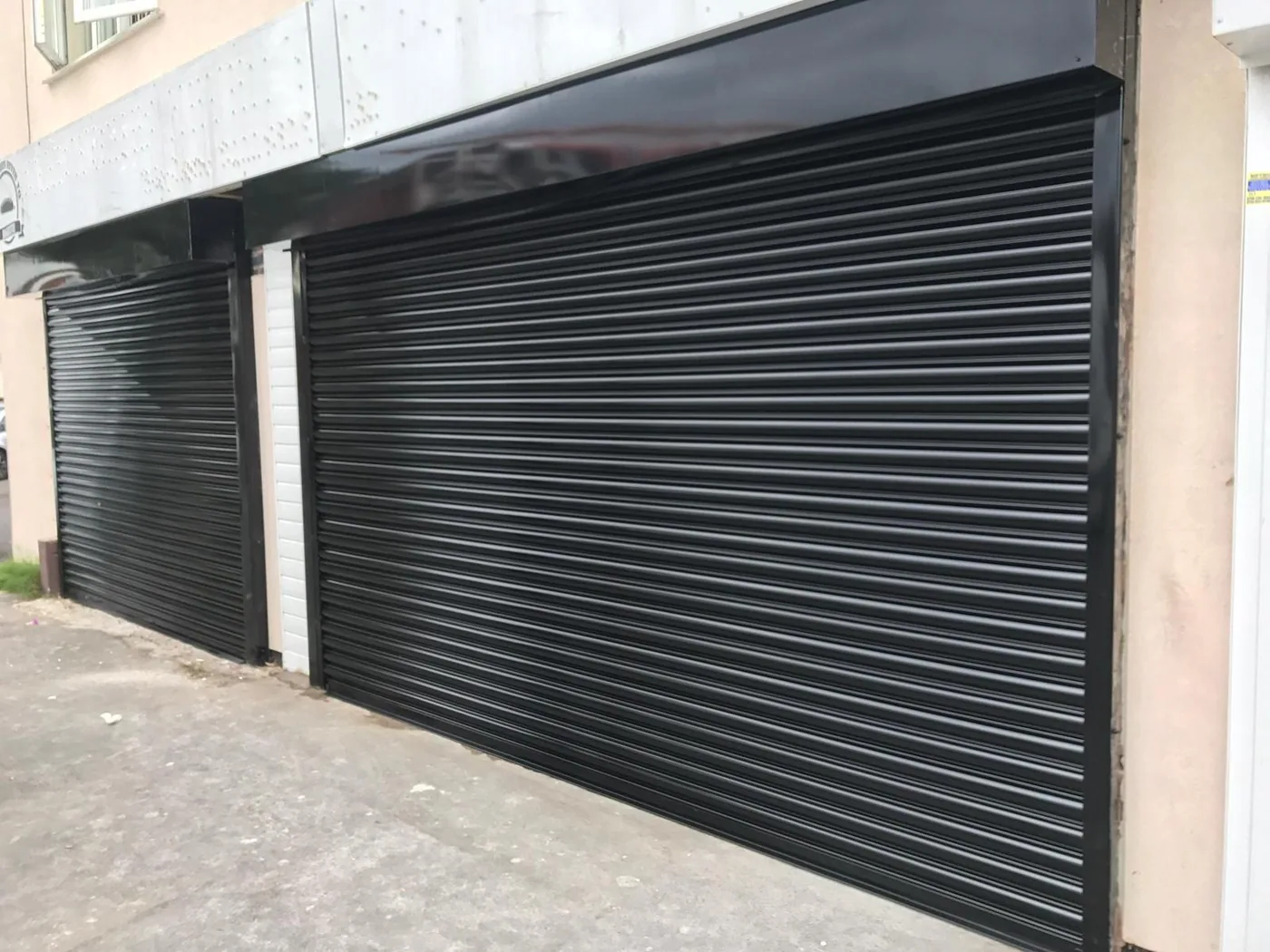 Completed commercial shopfront installation by SK Shopfronts